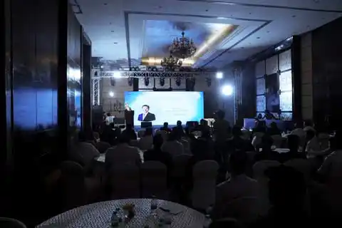 Corporate conference and seminar event organized by Blooms Event Management Company